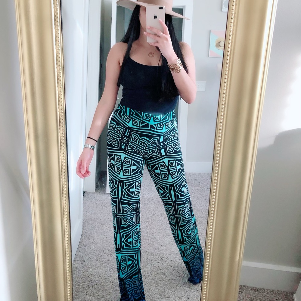 Boston Proper RARE Butterfly Palazzo Pants XXS